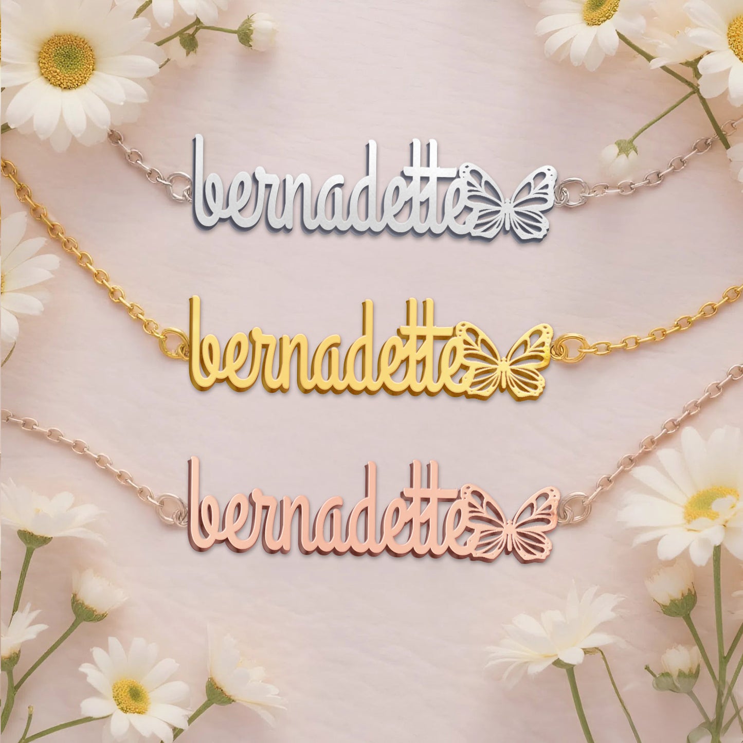 BERNADETTE TTL01 Personalized Name Necklace – Perfect Gift
