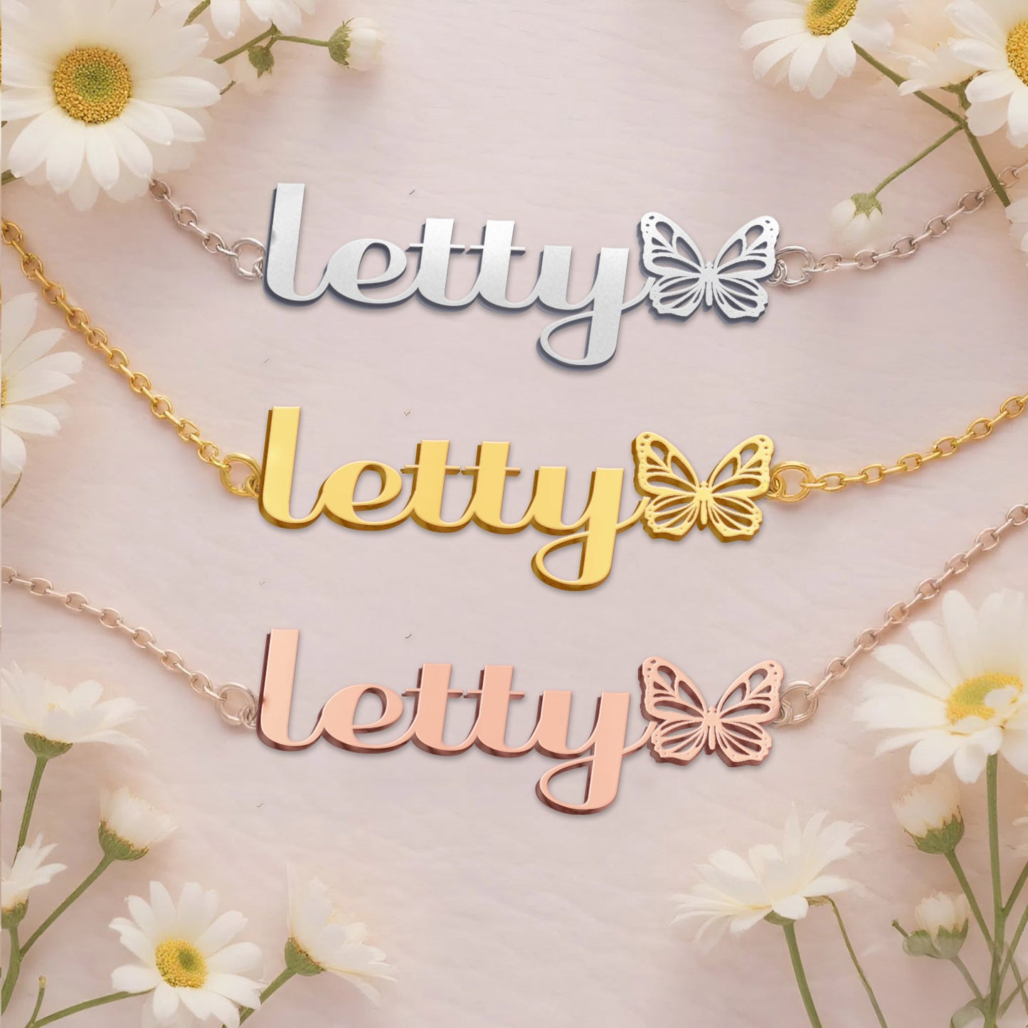 LETTY TTX22 Personalized Name Necklace – Perfect Gift