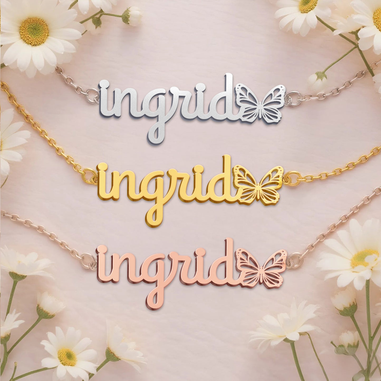 INGRID TTL01 Personalized Name Necklace – Perfect Gift