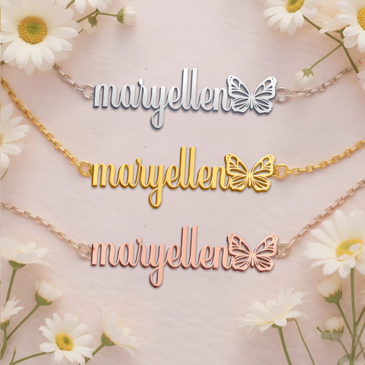 MARYELLEN TTX22 Personalized Name Necklace – Perfect Gift