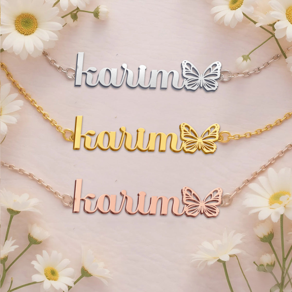 KARIM TTX22 Personalized Name Necklace – Perfect Gift