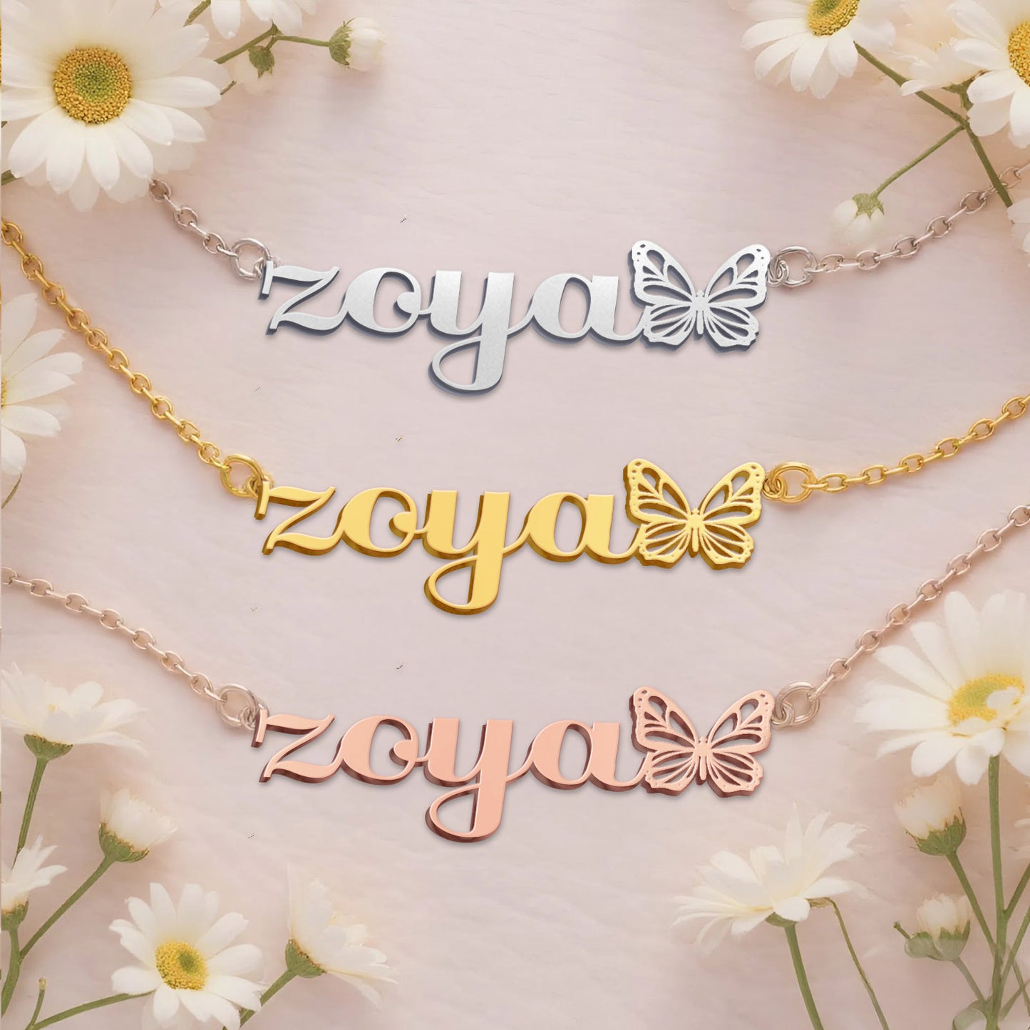 ZOYA TTX22 Personalized Name Necklace – Perfect Gift