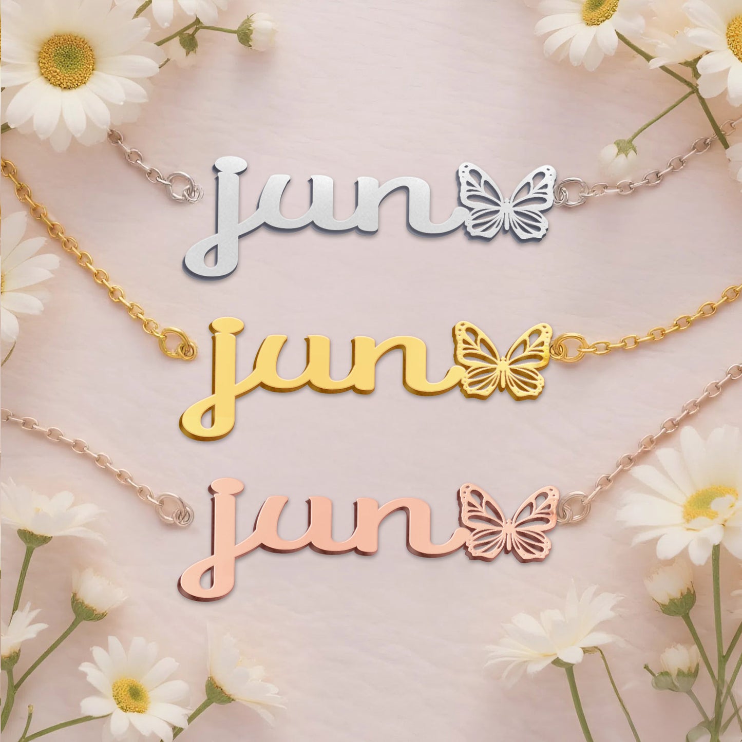 JUN TTL01 Personalized Name Necklace – Perfect Gift