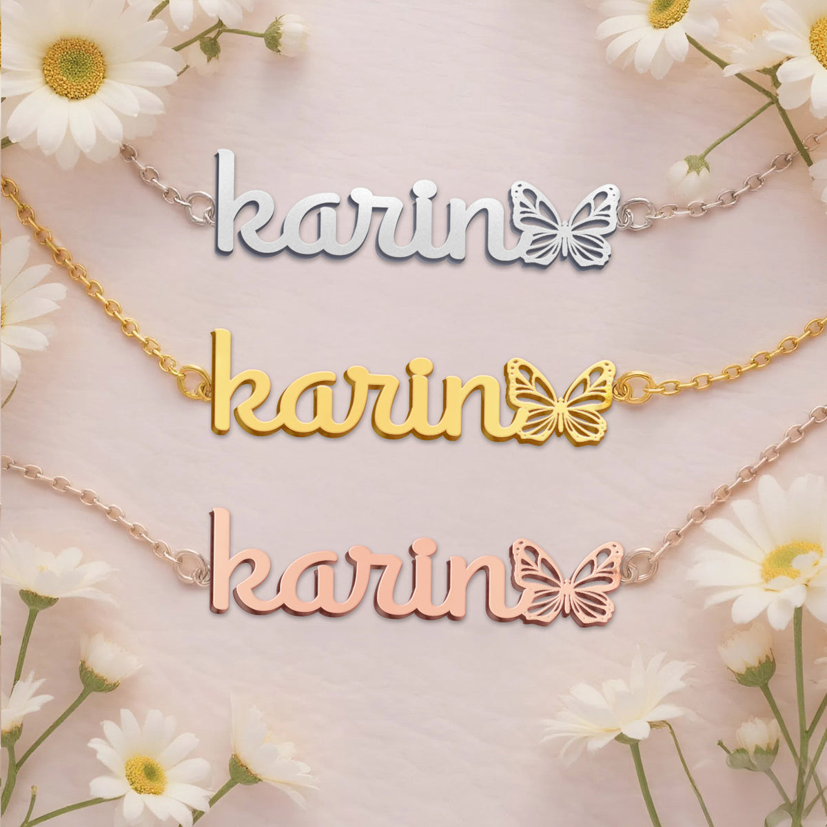 KARIN TTL01 Personalized Name Necklace – Perfect Gift
