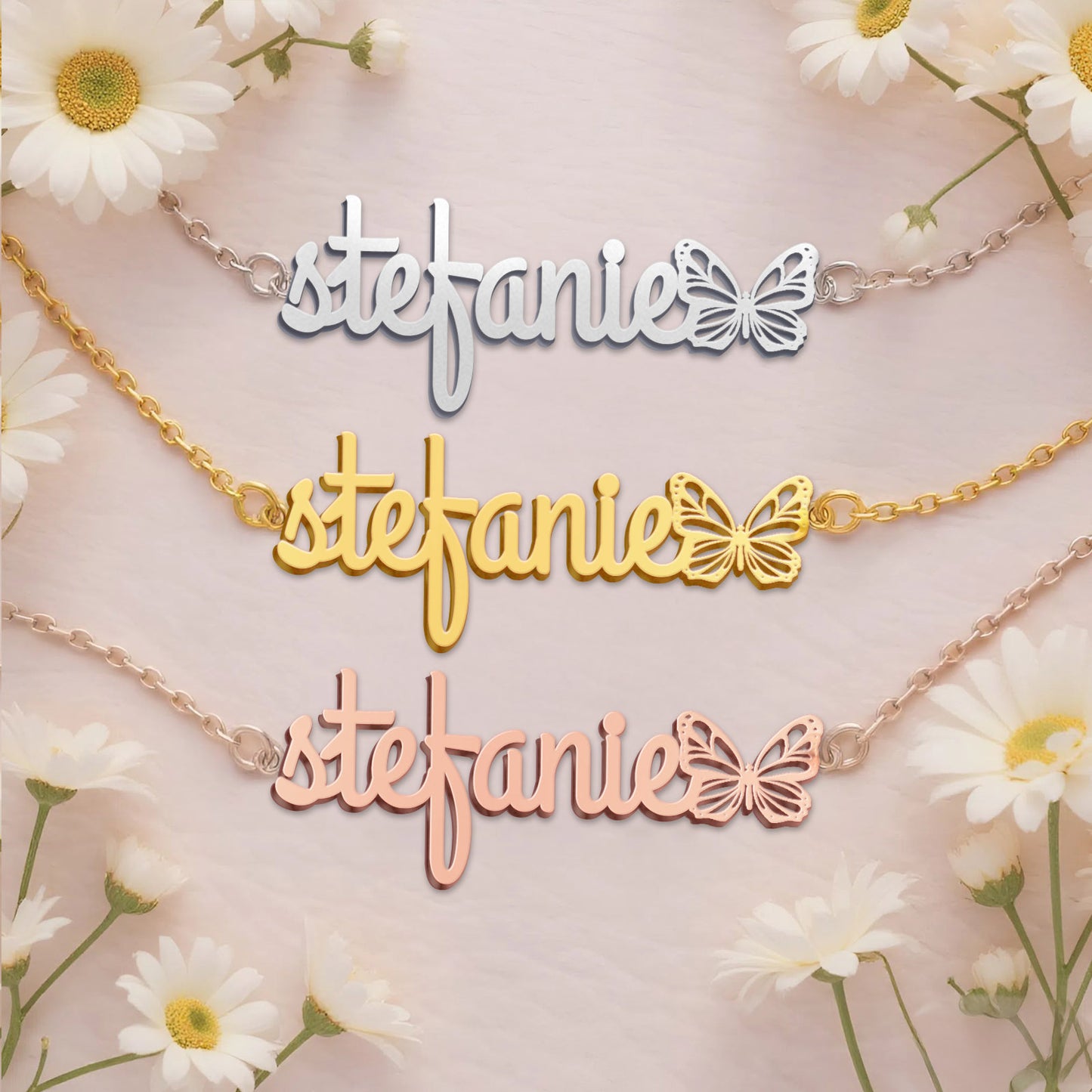 STEFANIE TTL01 Personalized Name Necklace – Perfect Gift