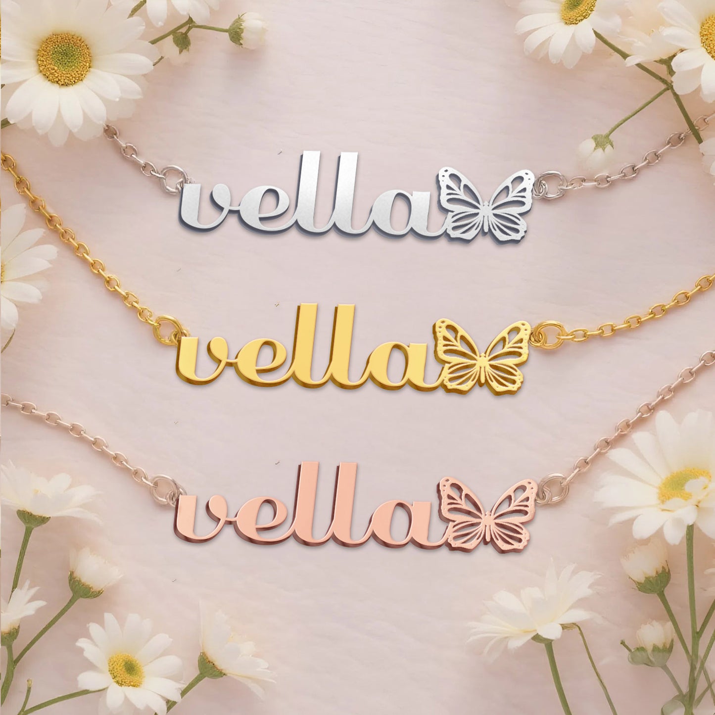 VELLA TTX22 Personalized Name Necklace – Perfect Gift