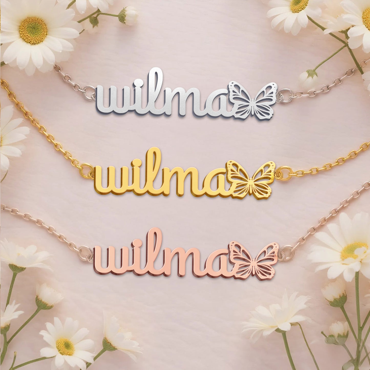 WILMA TTL01 Personalized Name Necklace – Perfect Gift