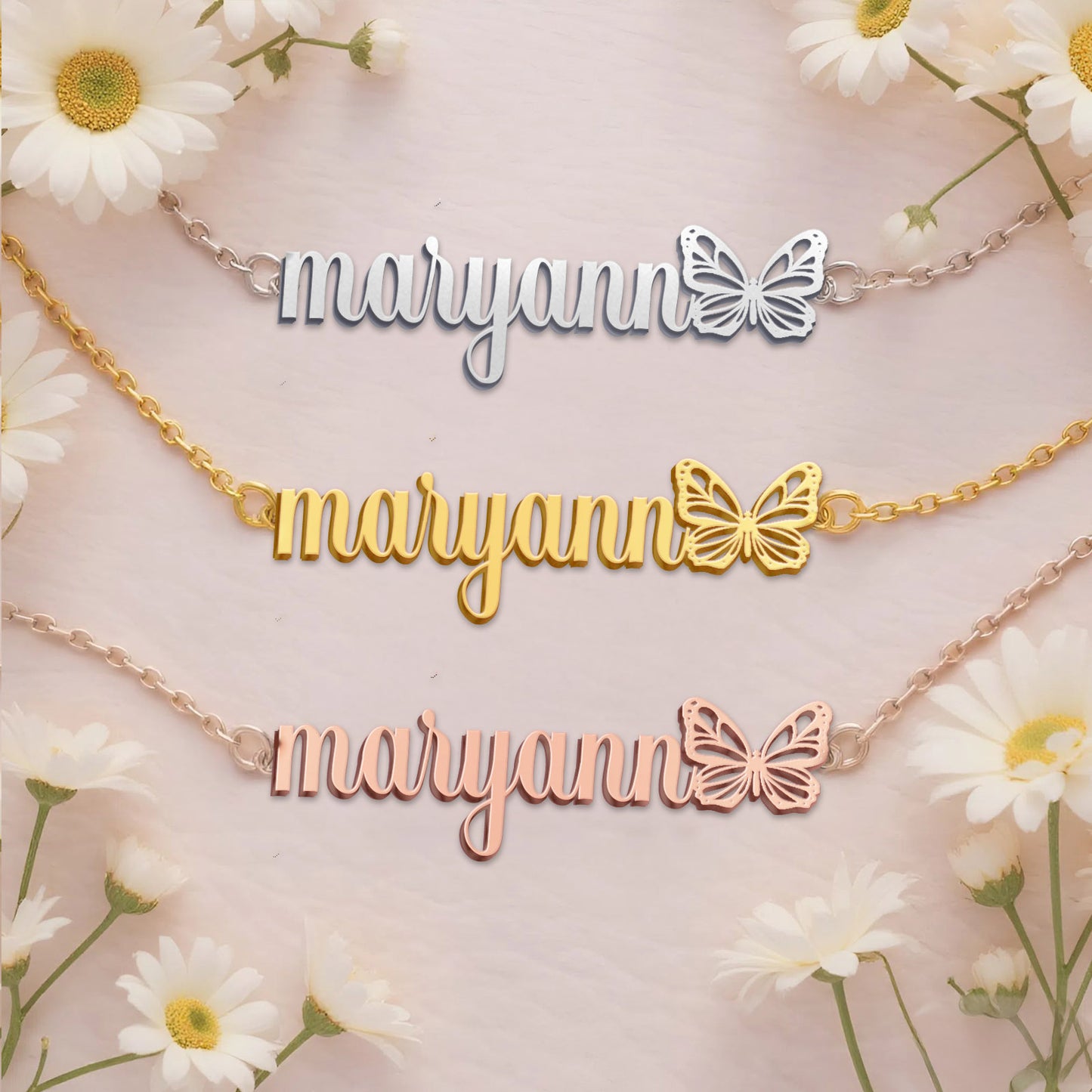 MARYANN TTX22 Personalized Name Necklace – Perfect Gift