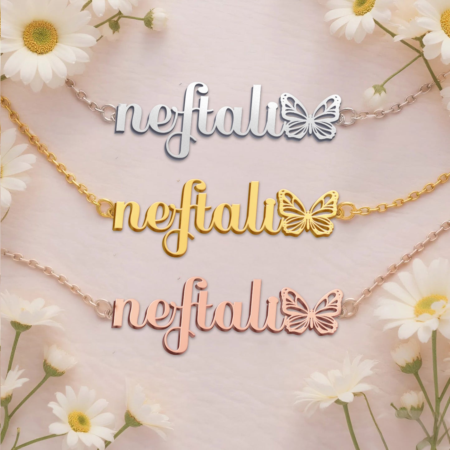 NEFTALI TTX22 Personalized Name Necklace – Perfect Gift