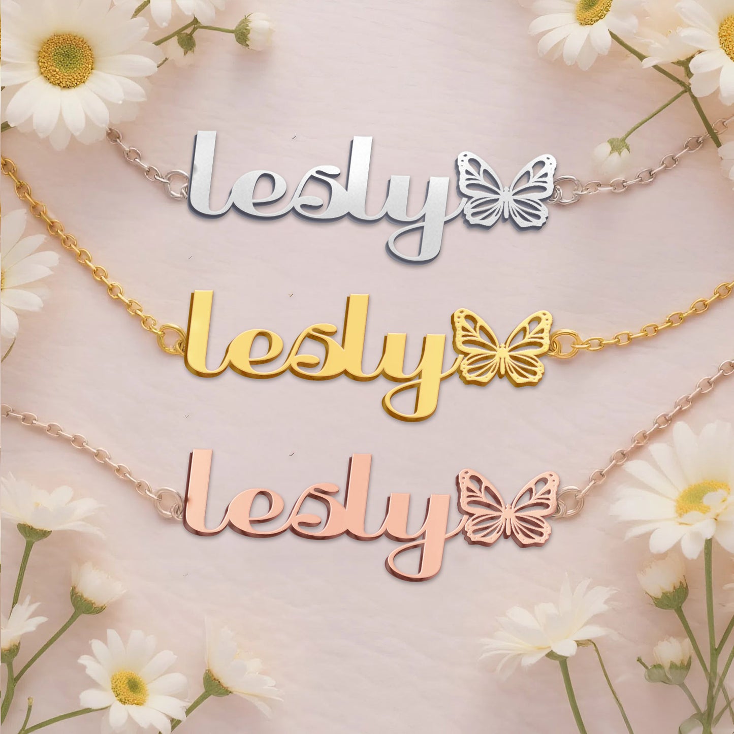LESLY TTX22 Personalized Name Necklace – Perfect Gift