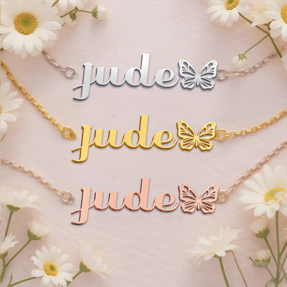 JUDE TTX22 Personalized Name Necklace – Perfect Gift