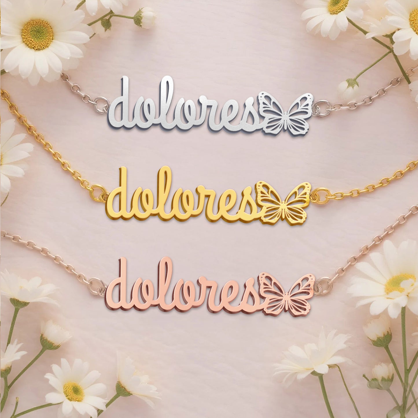 DOLORES TTL01 Personalized Name Necklace – Perfect Gift
