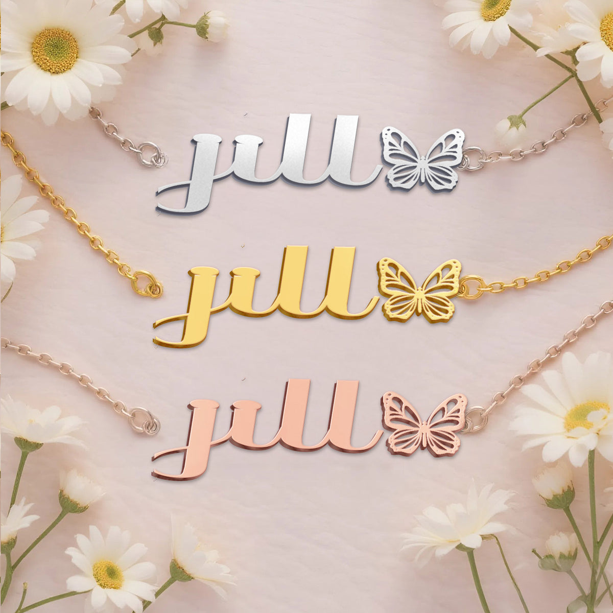 JILL TTX22 Personalized Name Necklace – Perfect Gift