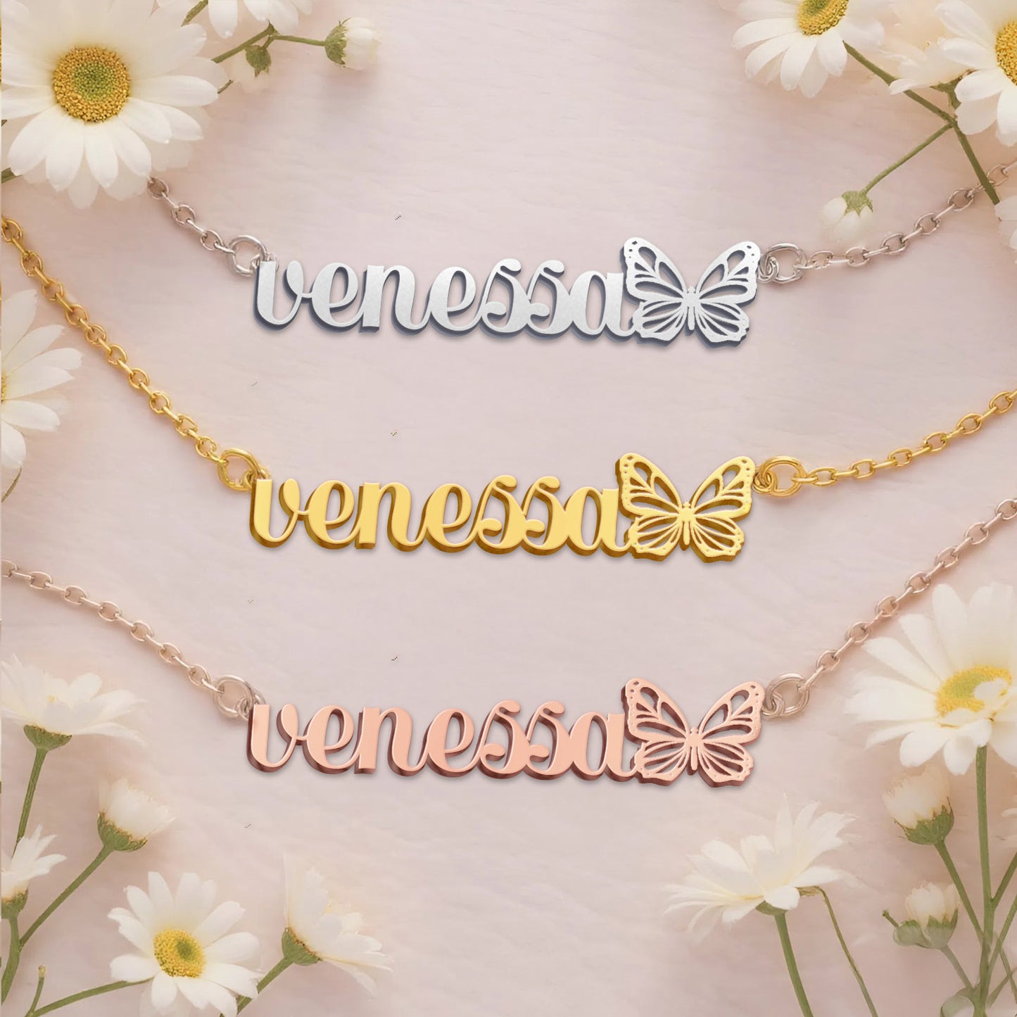 VENESSA TTX22 Personalized Name Necklace – Perfect Gift