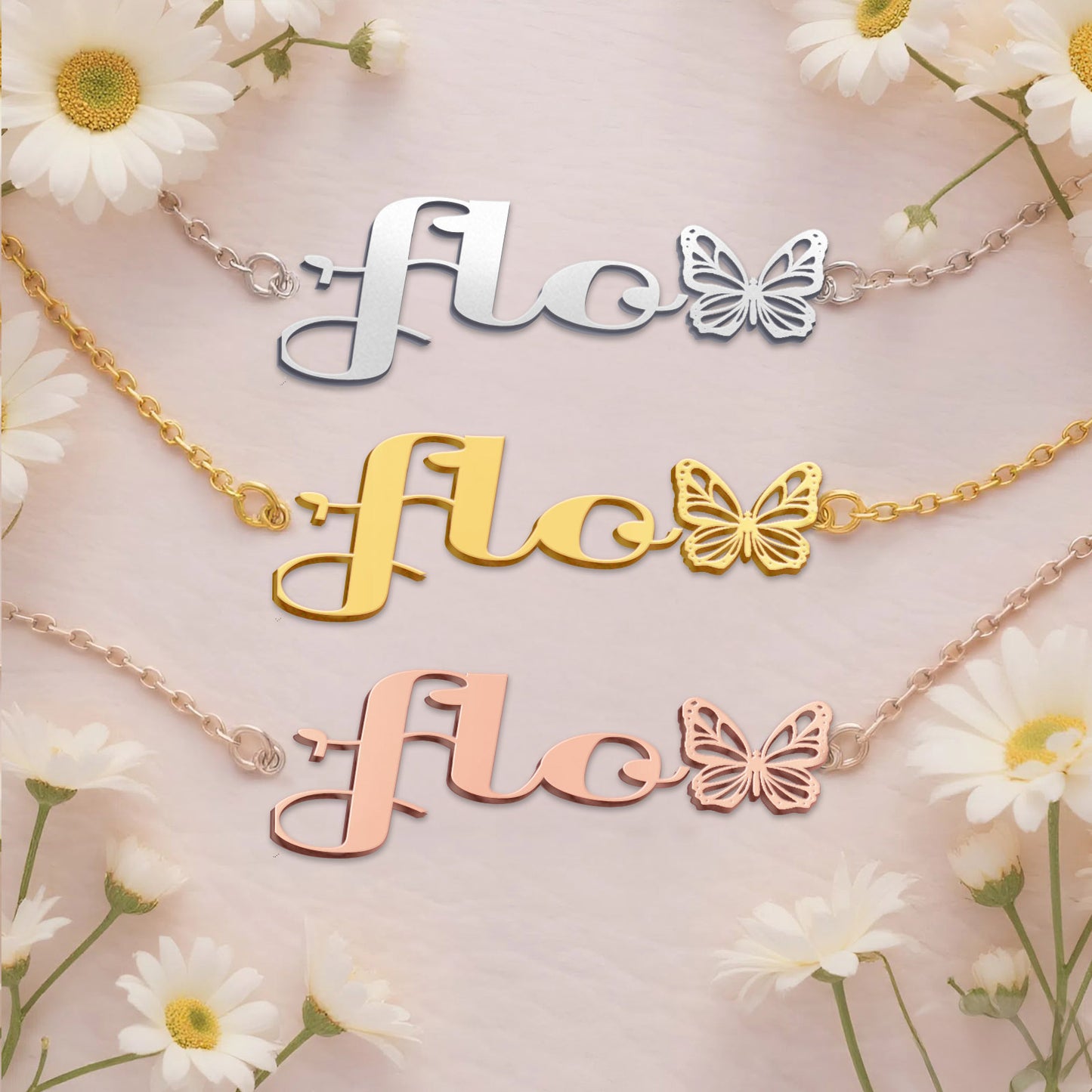 FLO TTX22 Personalized Name Necklace – Perfect Gift