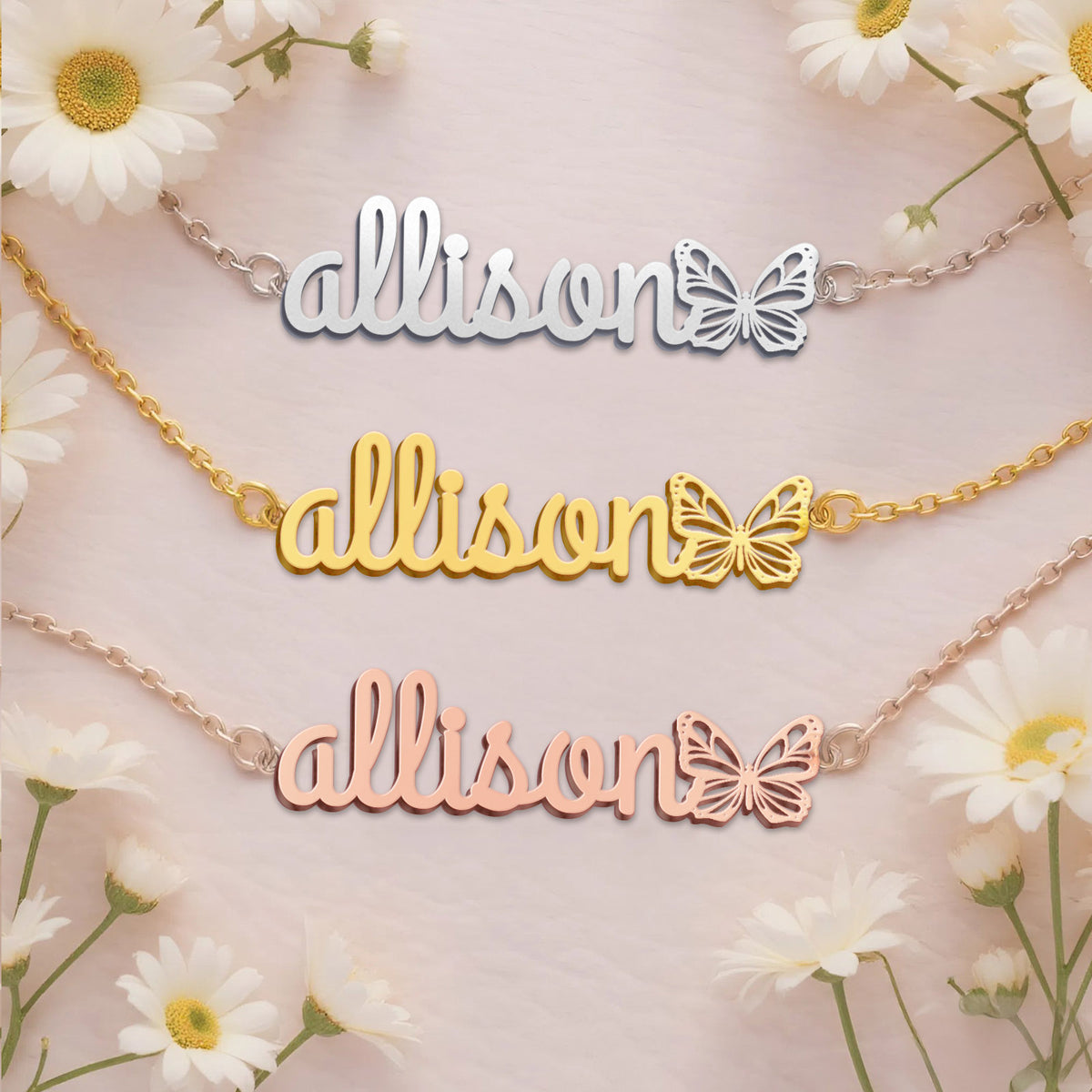 ALLISON TTL01 Personalized Name Necklace – Perfect Gift