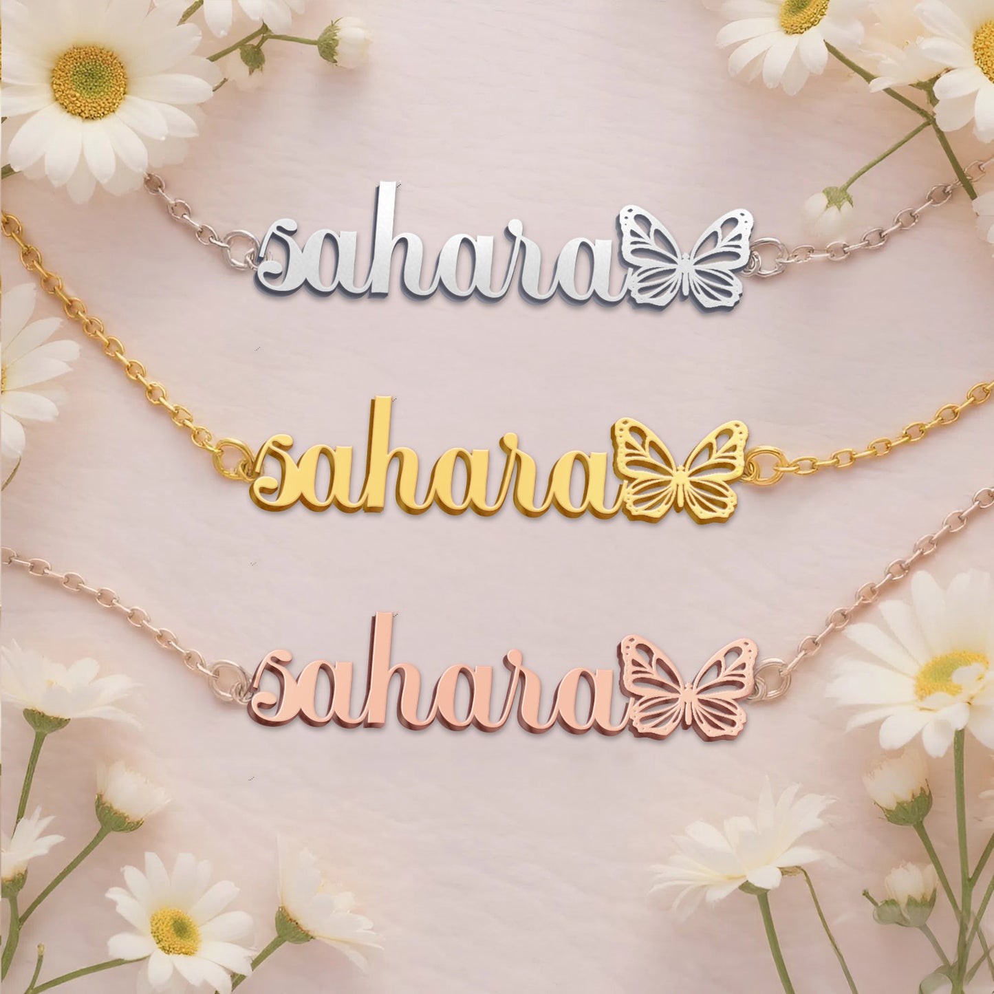 SAHARA TTX22 Personalized Name Necklace – Perfect Gift