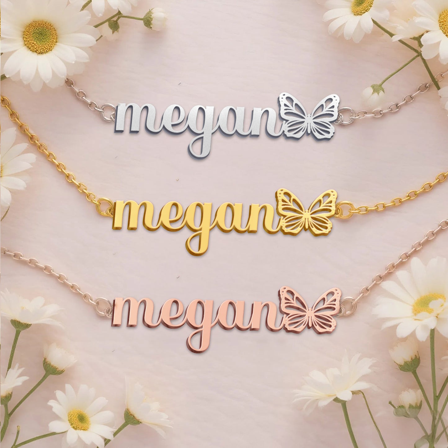 MEGAN TTX22 Personalized Name Necklace – Perfect Gift