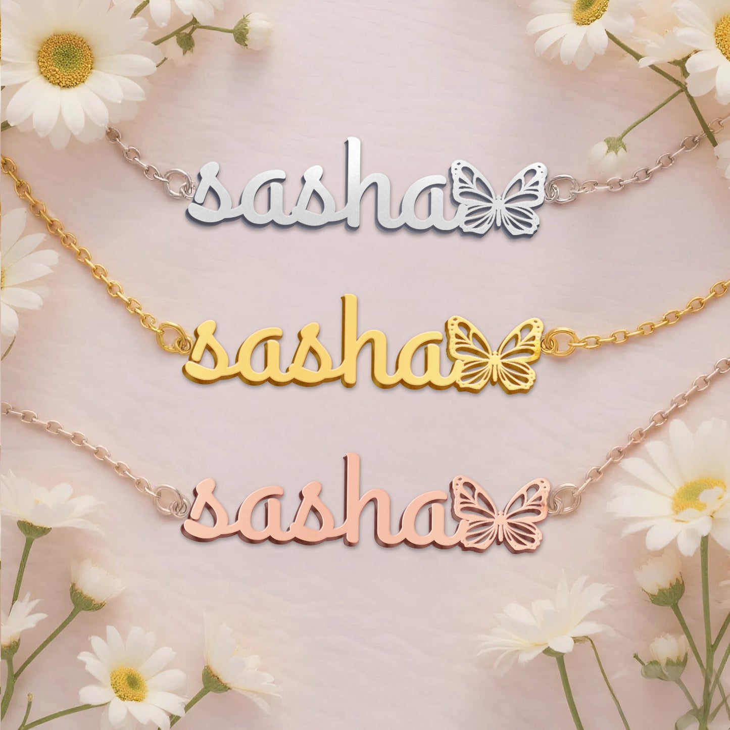 SASHA TTL01 Personalized Name Necklace – Perfect Gift