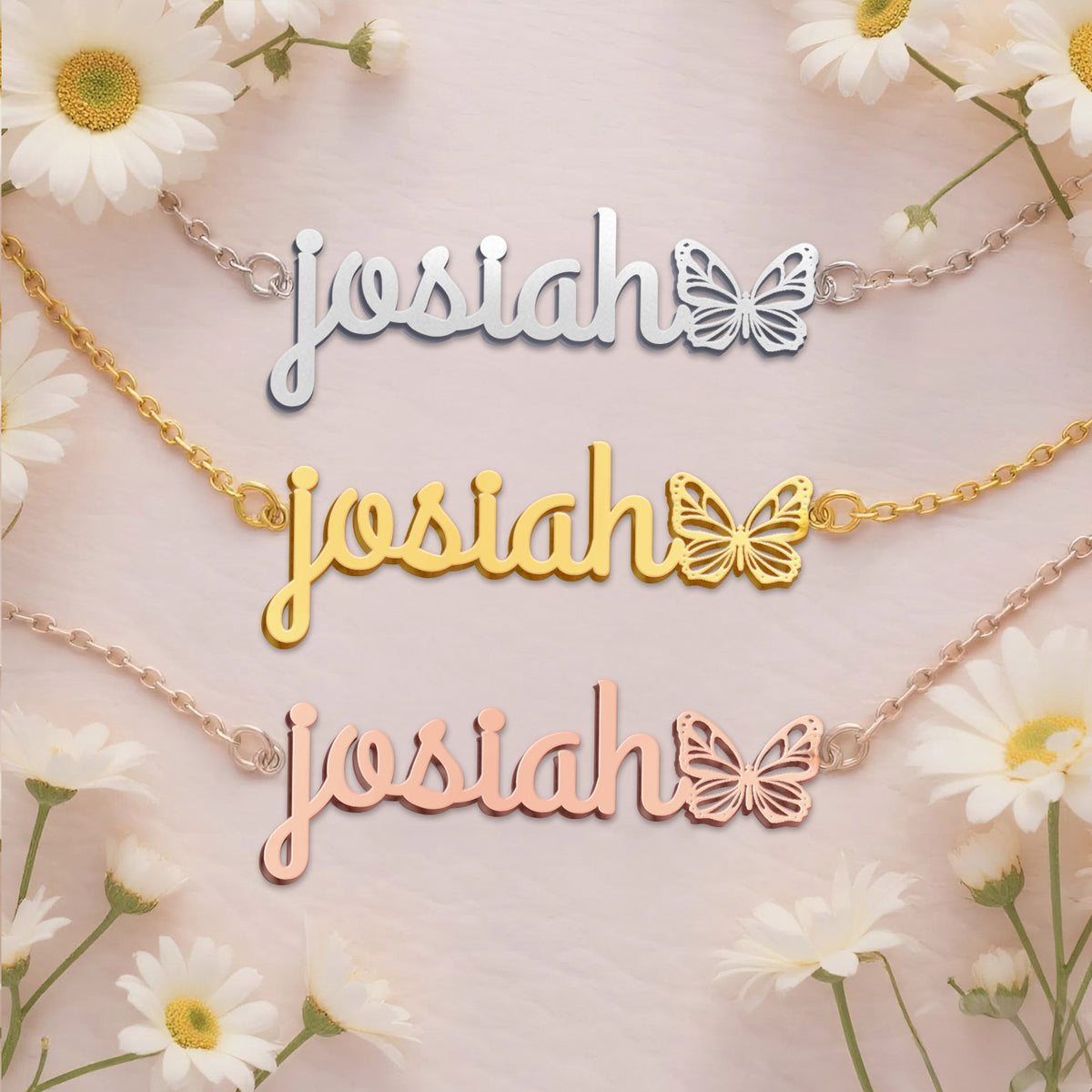 JOSIAH TTL01 Personalized Name Necklace – Perfect Gift