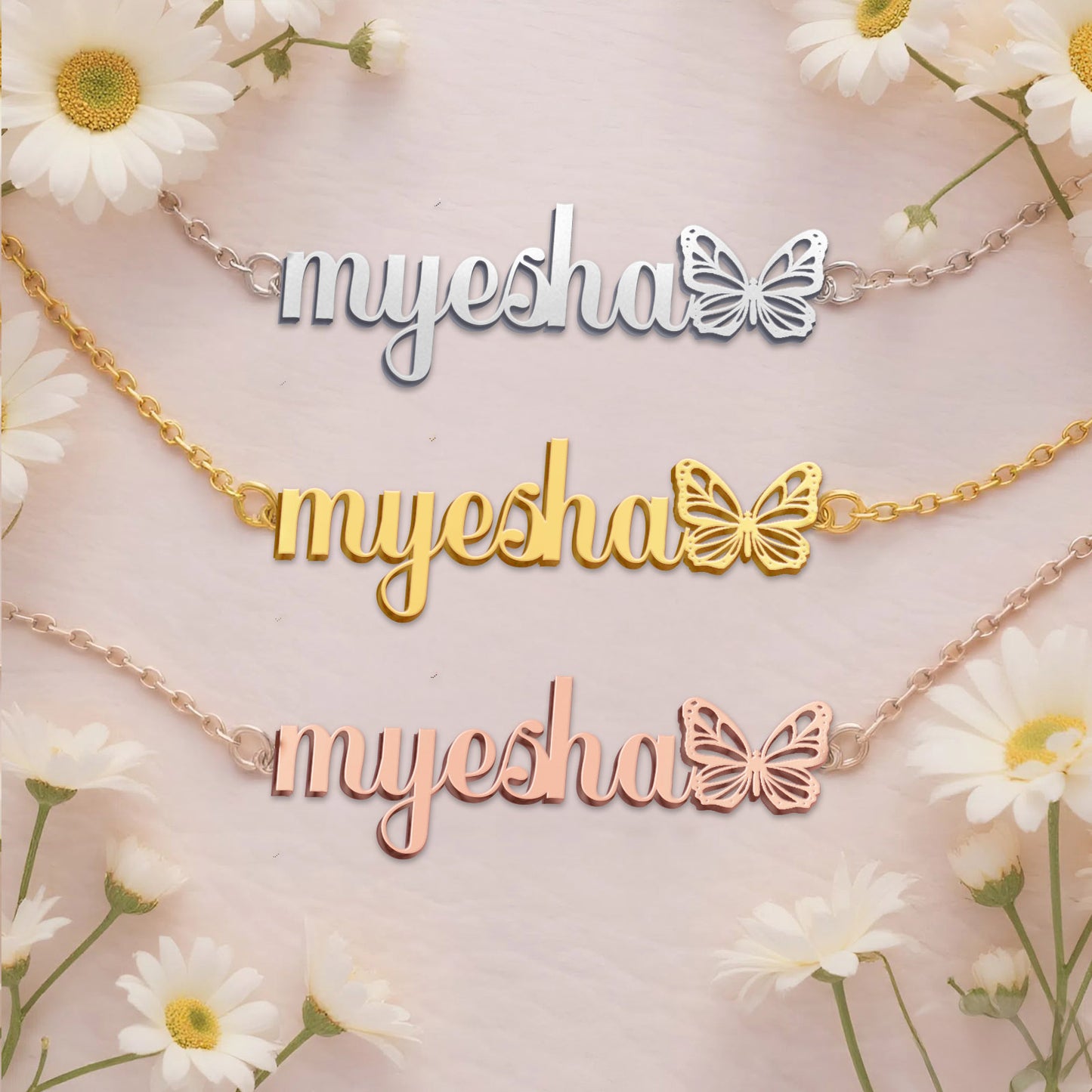 MYESHA TTX22 Personalized Name Necklace – Perfect Gift