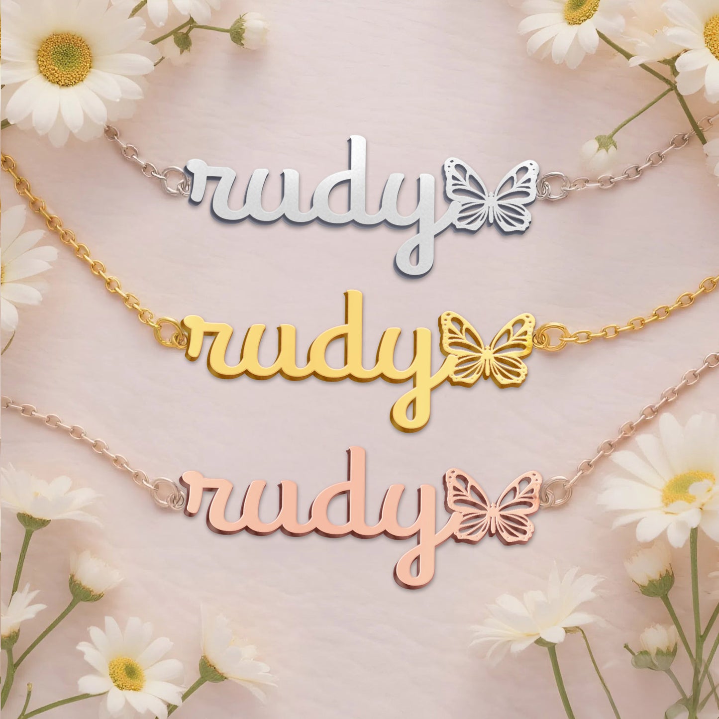 RUDY TTL01 Personalized Name Necklace – Perfect Gift