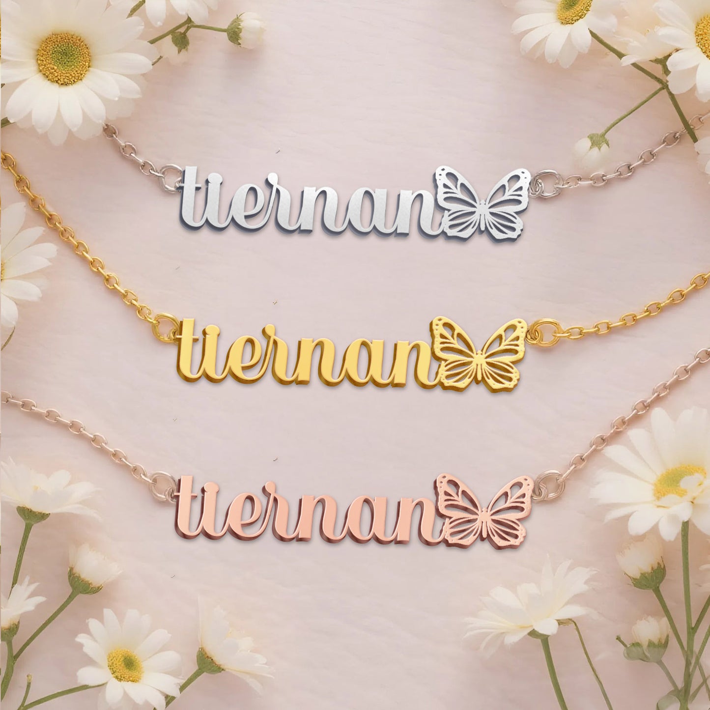 TIERNAN TTX22 Personalized Name Necklace – Perfect Gift