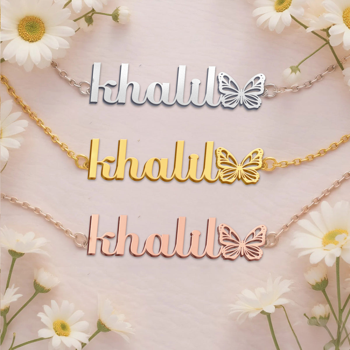KHALIL TTX22 Personalized Name Necklace – Perfect Gift