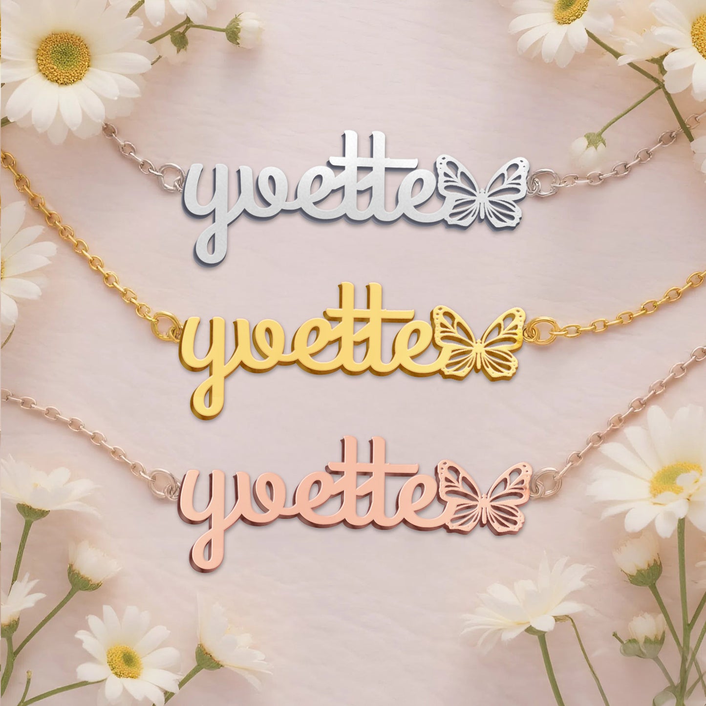 YVETTE TTL01 Personalized Name Necklace – Perfect Gift
