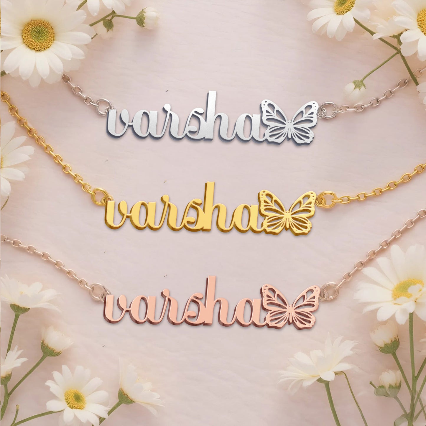 VARSHA TTX22 Personalized Name Necklace – Perfect Gift