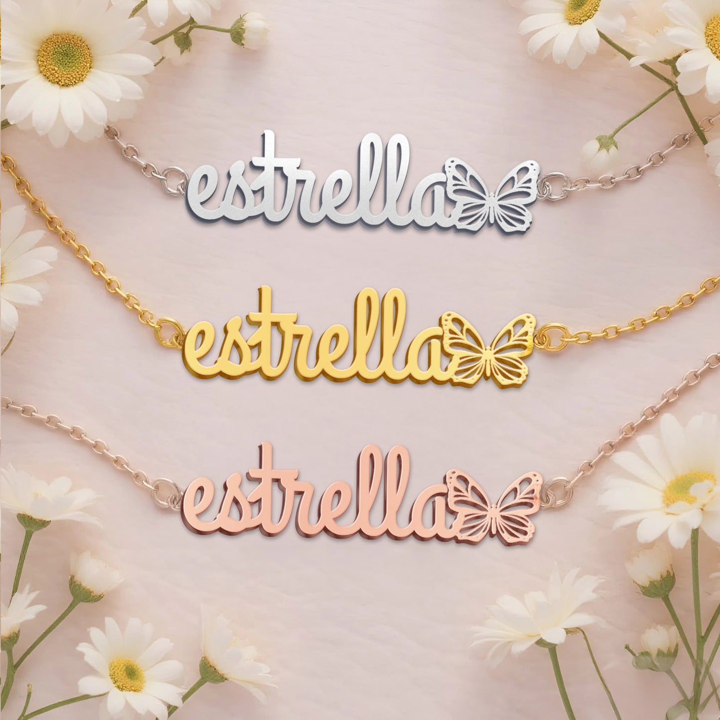 ESTRELLA TTL01 Personalized Name Necklace – Perfect Gift
