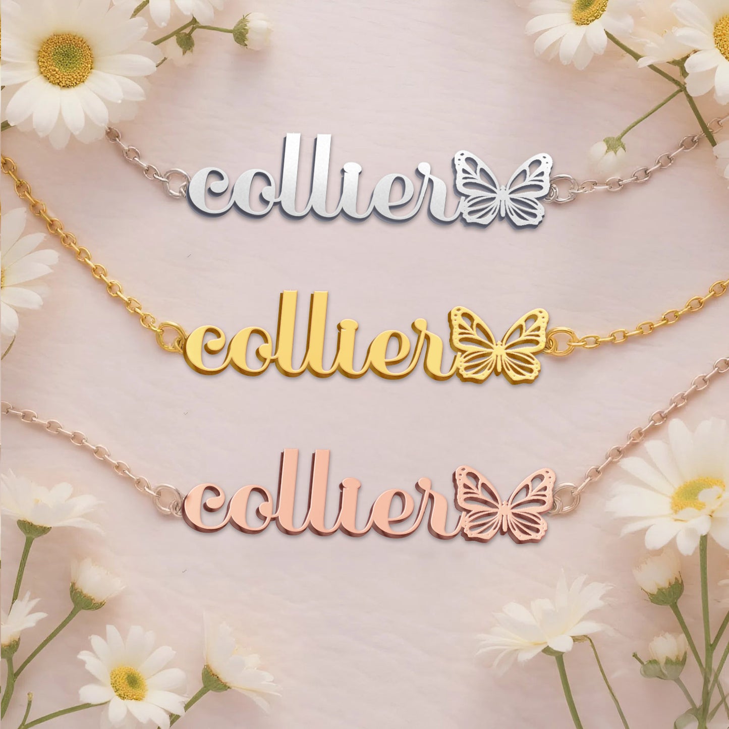 COLLIER TTX22 Personalized Name Necklace – Perfect Gift