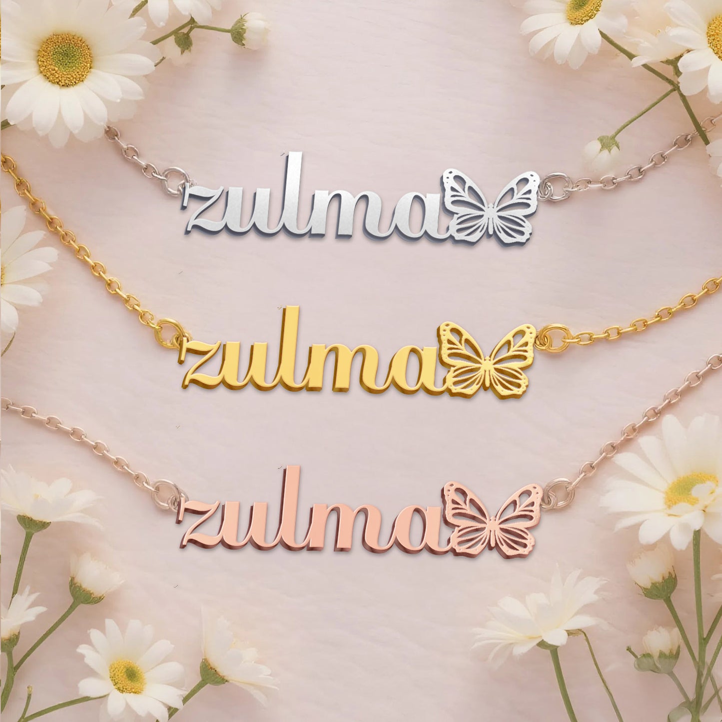 ZULMA TTX22 Personalized Name Necklace – Perfect Gift