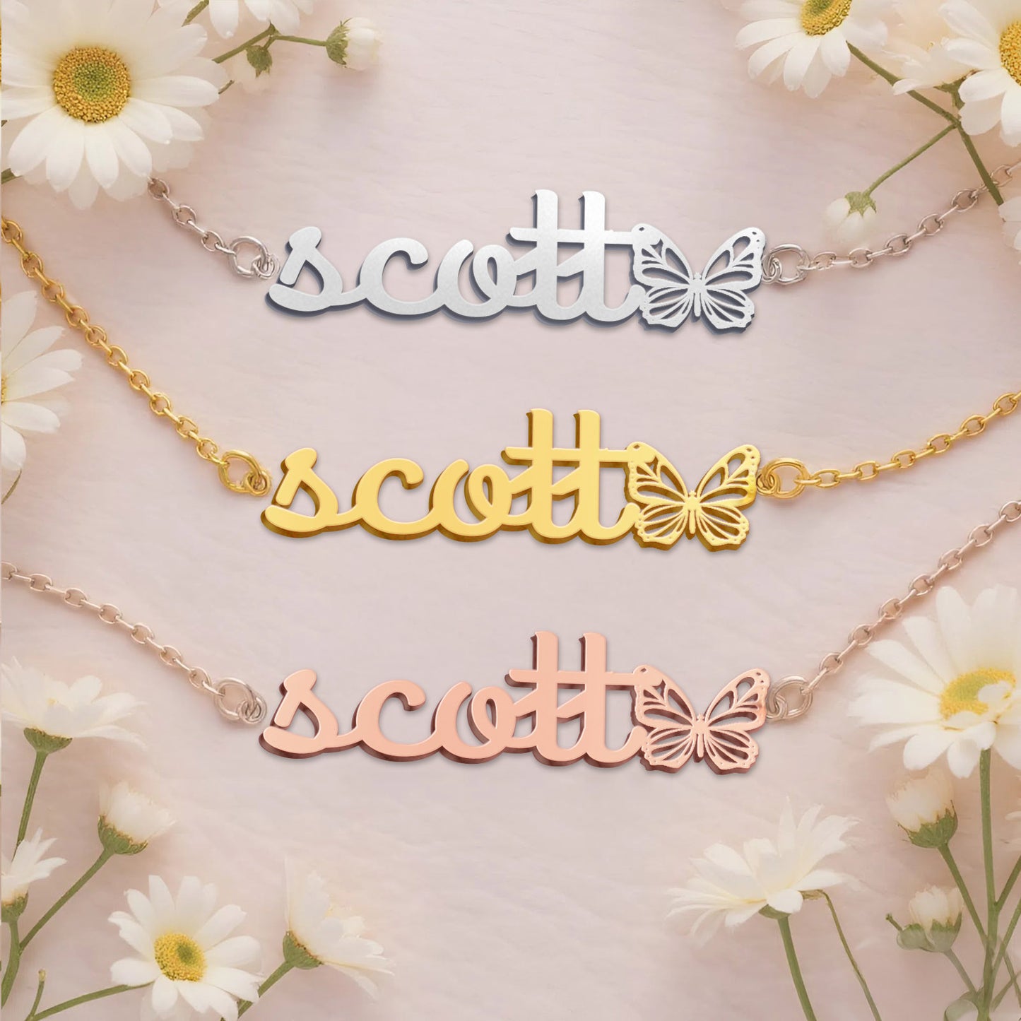 SCOTT TTL01 Personalized Name Necklace – Perfect Gift
