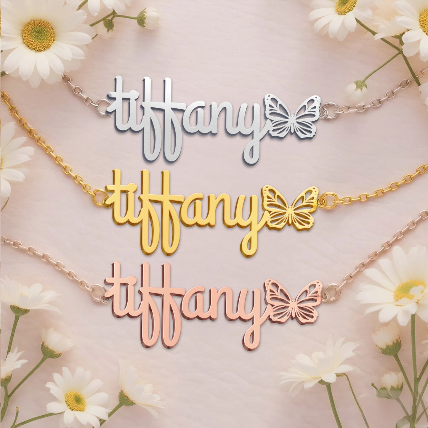 TIFFANY TTL01 Personalized Name Necklace – Perfect Gift