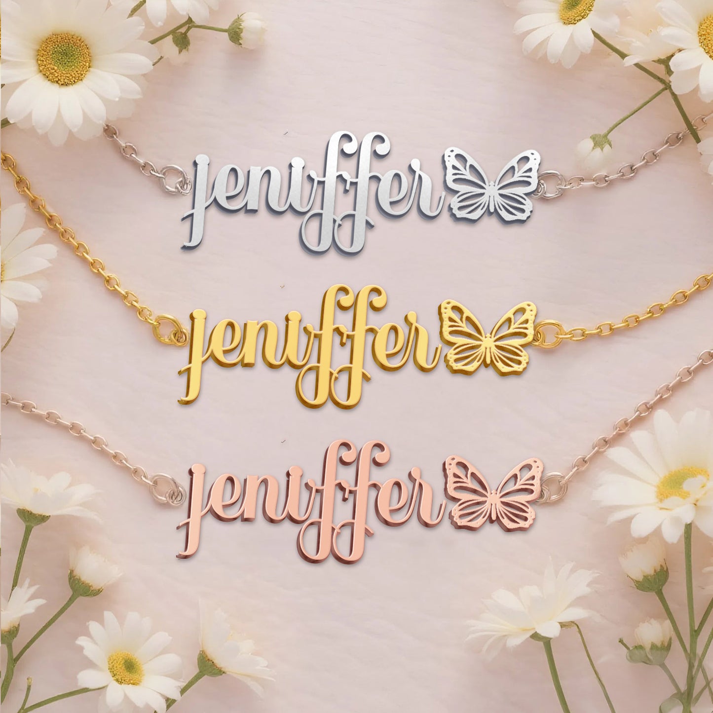 JENIFFER TTX22 Personalized Name Necklace – Perfect Gift