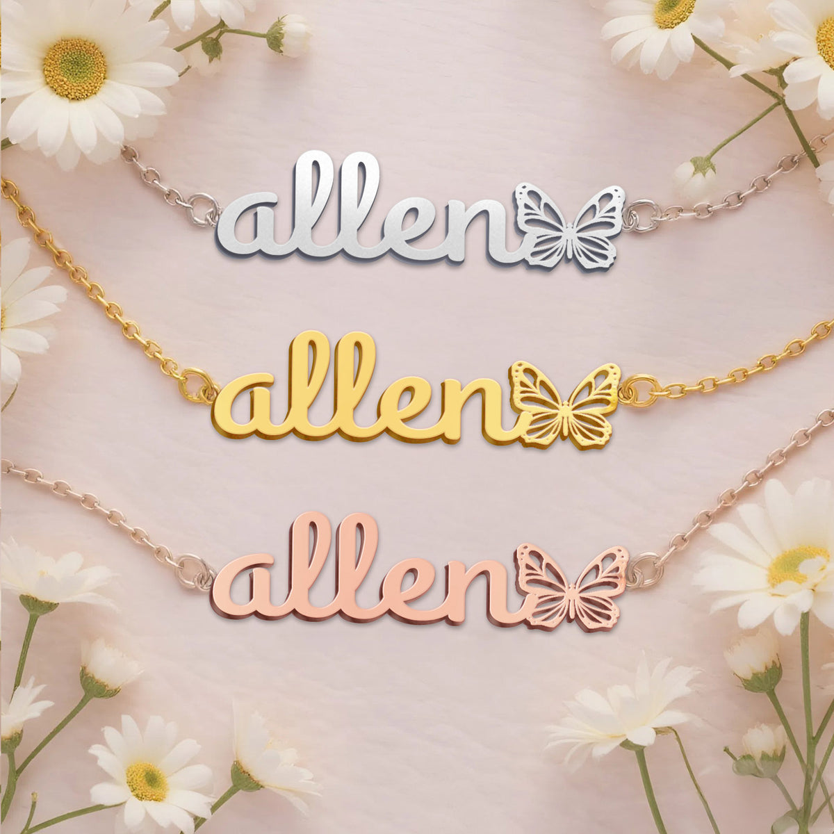 ALLEN TTL01 Personalized Name Necklace – Perfect Gift