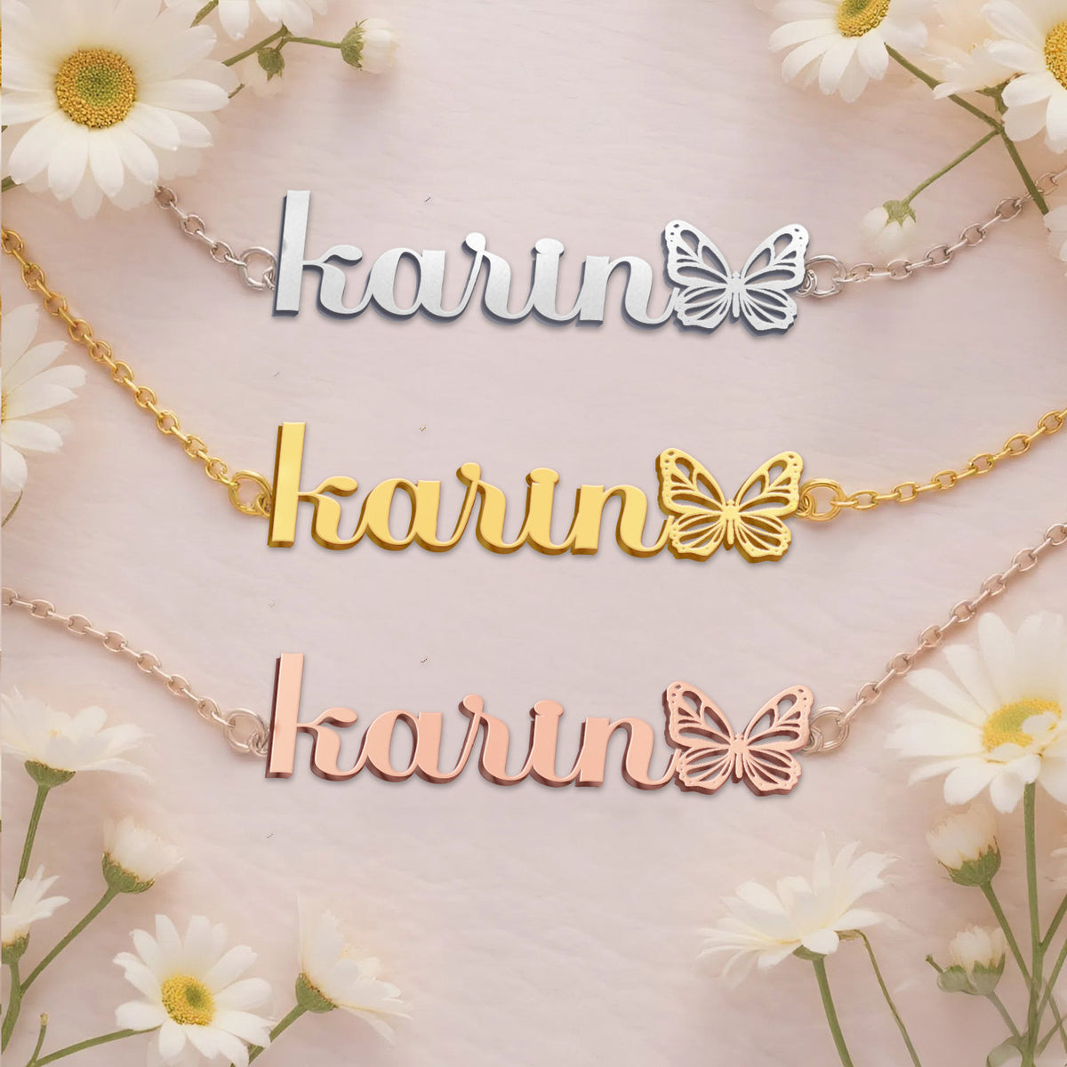 KARIN TTX22 Personalized Name Necklace – Perfect Gift