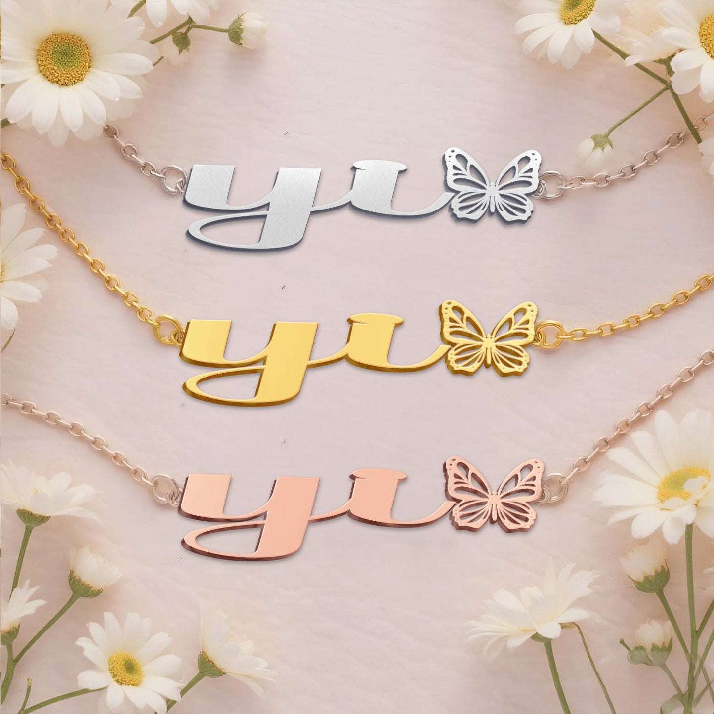 YI TTX22 Personalized Name Necklace – Perfect Gift