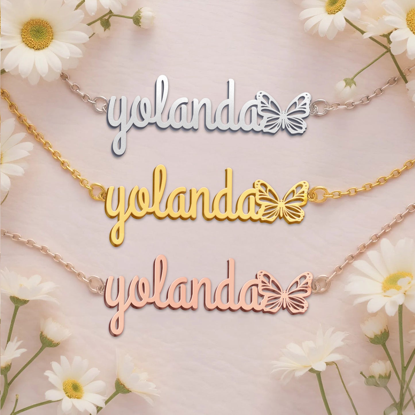 YOLANDA TTL01 Personalized Name Necklace – Perfect Gift