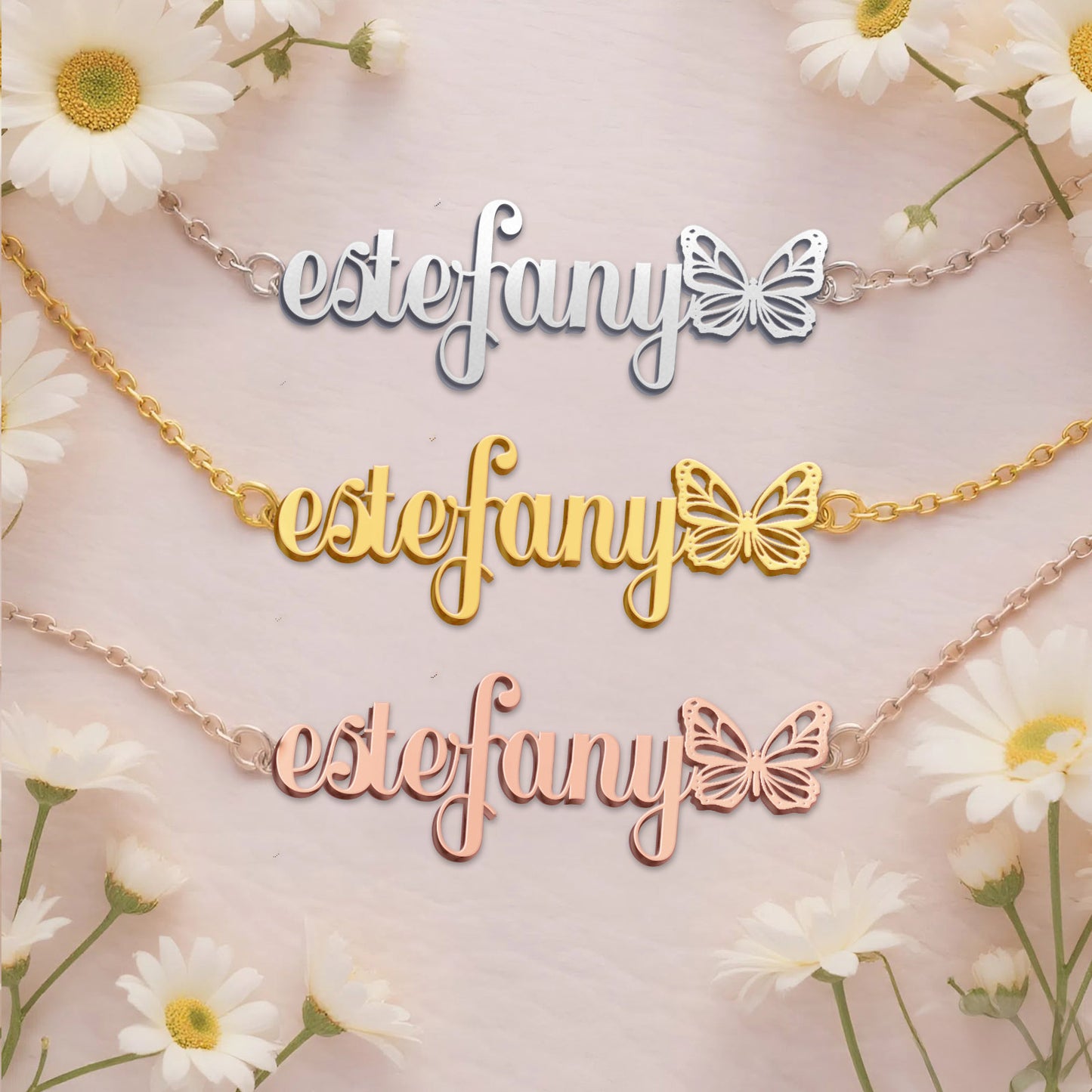 ESTEFANY TTX22 Personalized Name Necklace – Perfect Gift