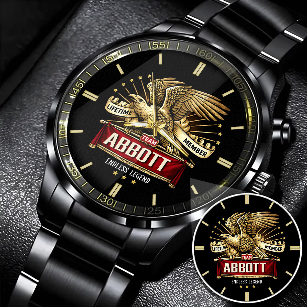 Red Sport Watch - Water Resistant