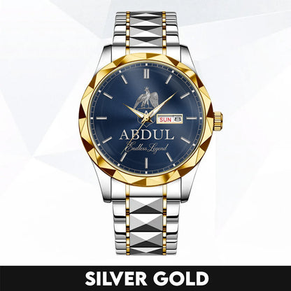ABDUL HH79-K05 Custom Engraved & Personalized Watches for Men