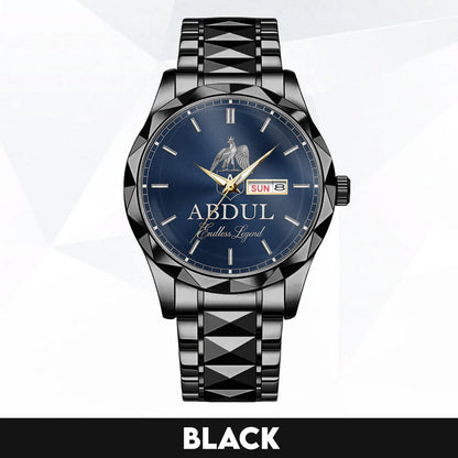 ABDUL HH79-K05 Custom Engraved & Personalized Watches for Men