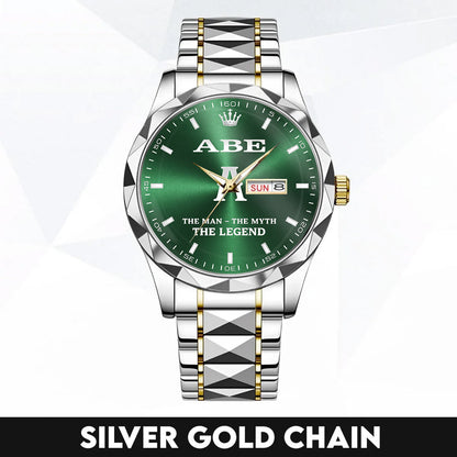 ABE H79K-02 Engraved Watches Luxury Alloy-Men For Men Personalized