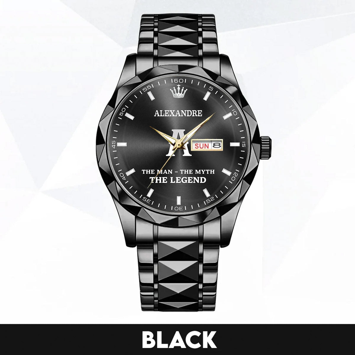 ALEXANDRE H79K-01 Engraved Watches Luxury Alloy-Men For Men Personalized