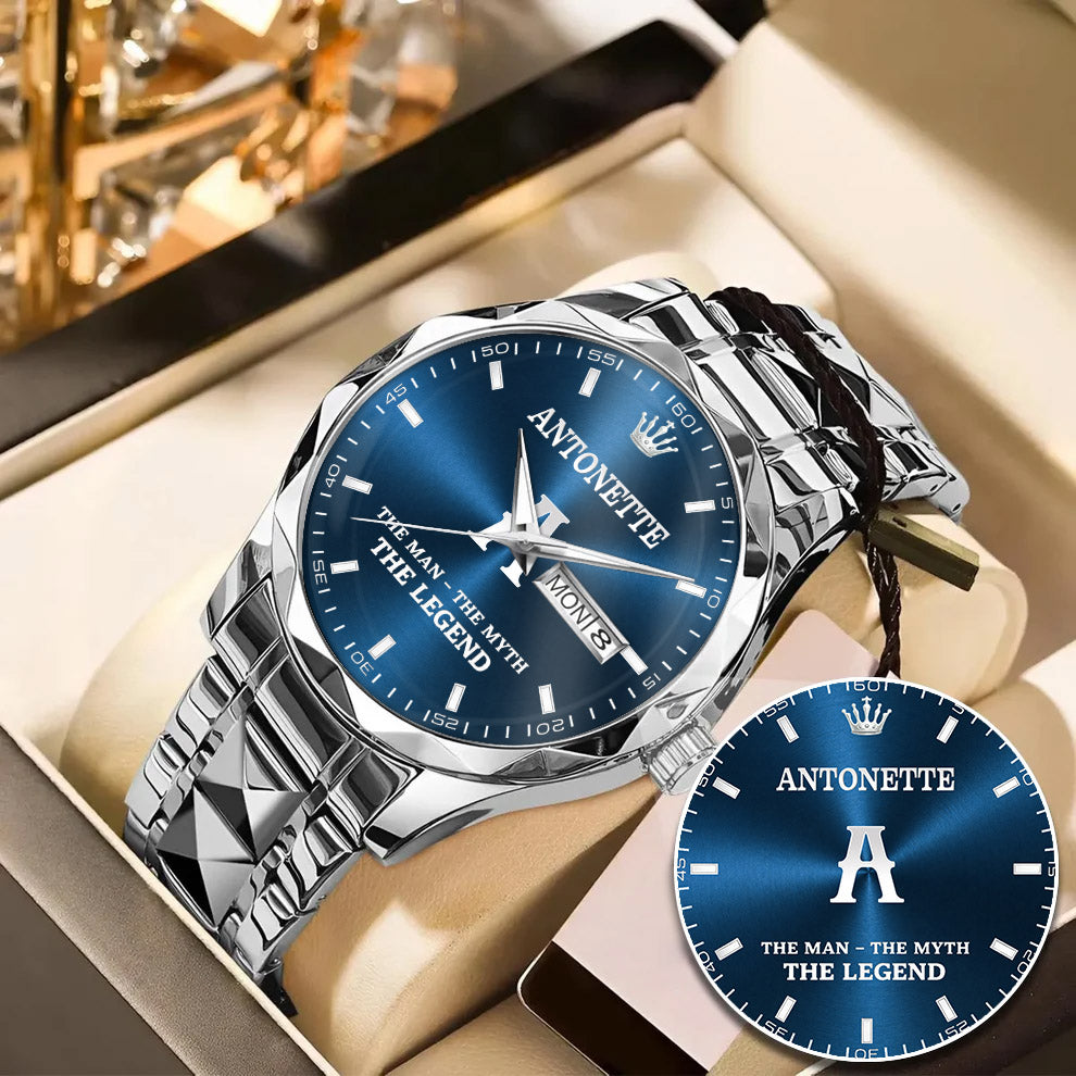 ANTONETTE H79K-03 Engraved Watches Luxury Alloy-Men For Men Personalized