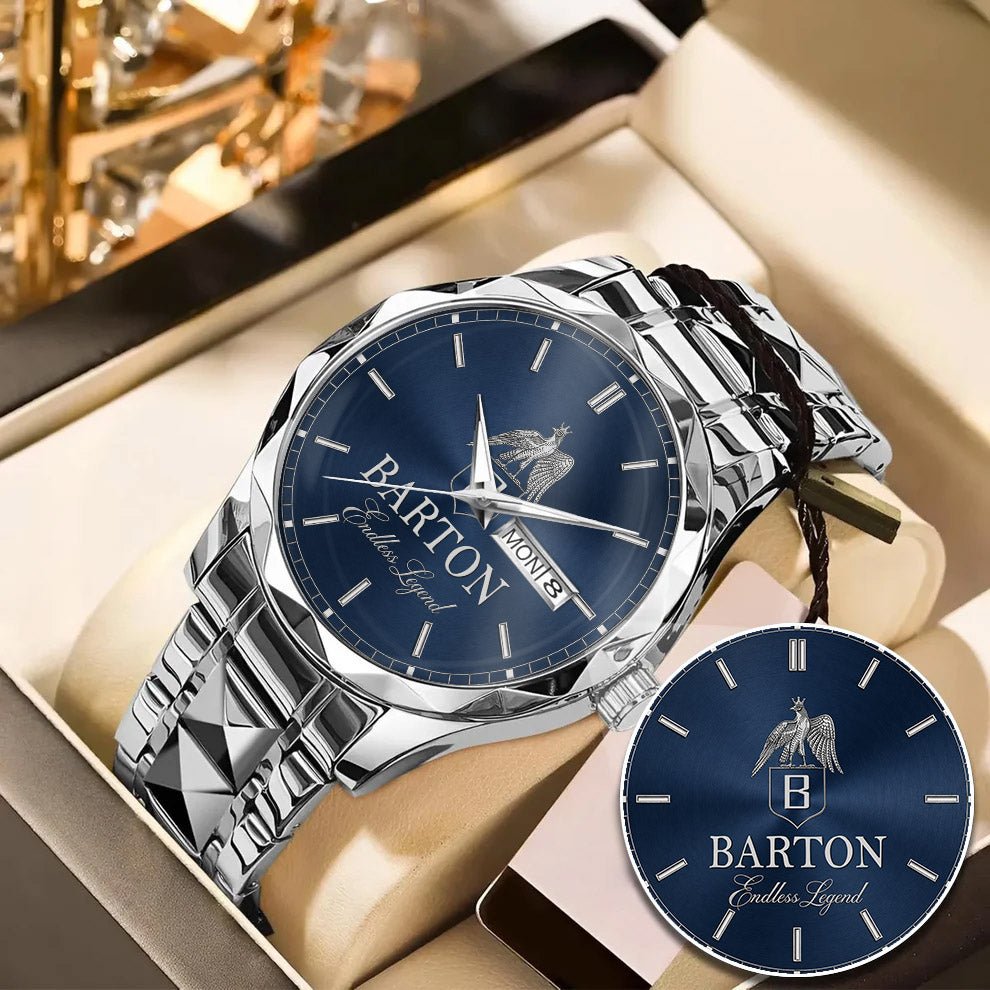 BARTON HH79-K05 Custom Engraved & Personalized Watches for Men