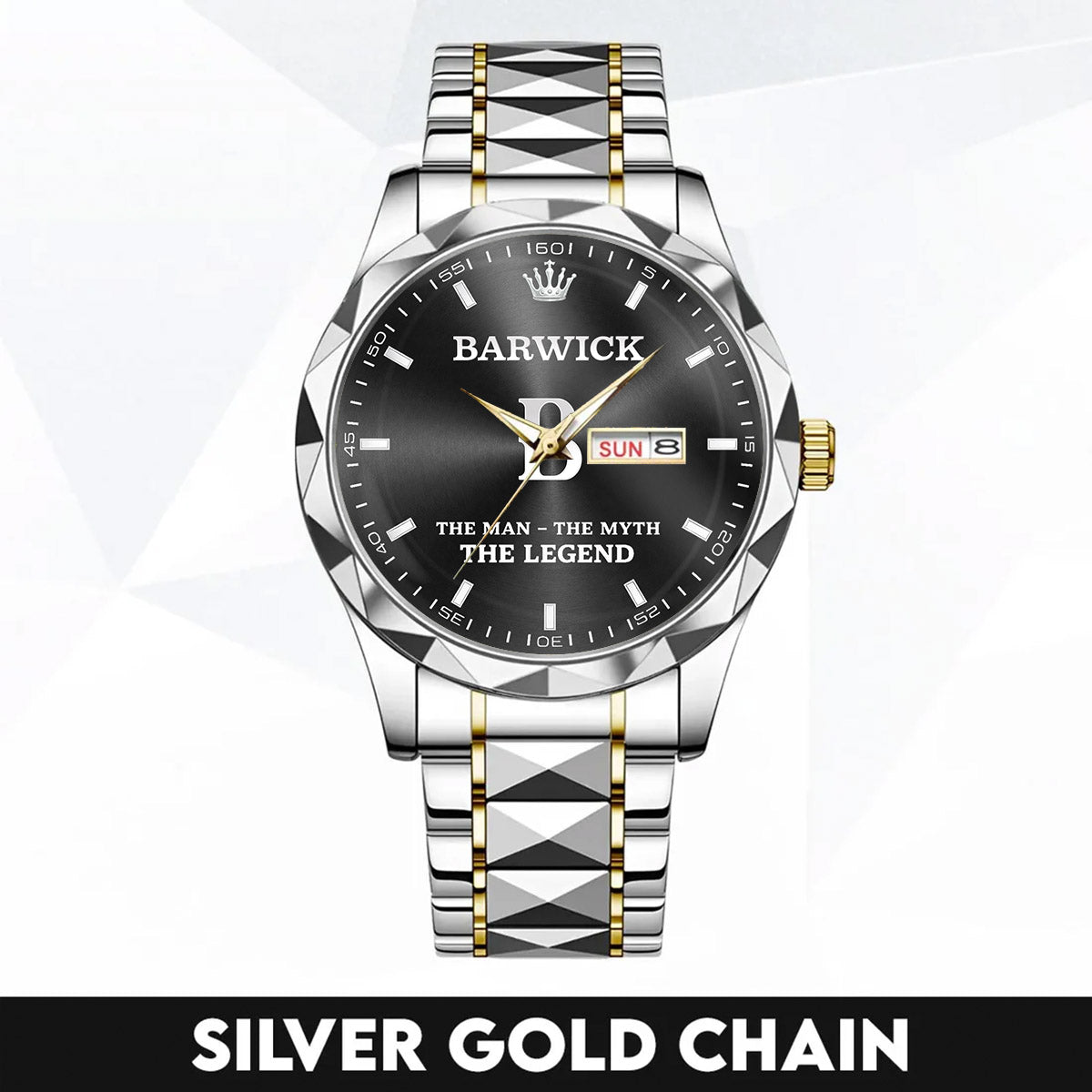 BARWICK H79K-01 Engraved Watches Luxury Alloy-Men For Men Personalized