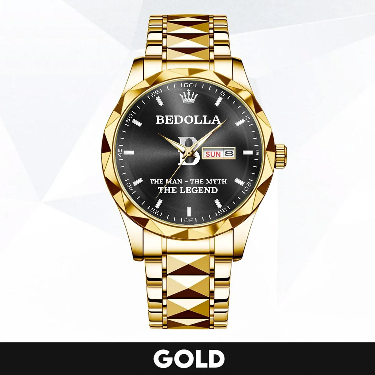 BEDOLLA H79K-01 Engraved Watches Luxury Alloy-Men For Men Personalized